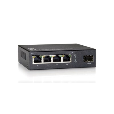 LevelOne LEVELONE GEU-0521 5-Port-Gigabit-Switch, 1 x SFP