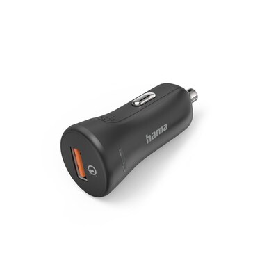 Hama 00201633 Auto-Schnellladegerät Qualcomm® Quick Charge™ 3.0, USB-A, 19,5 W, Schwarz